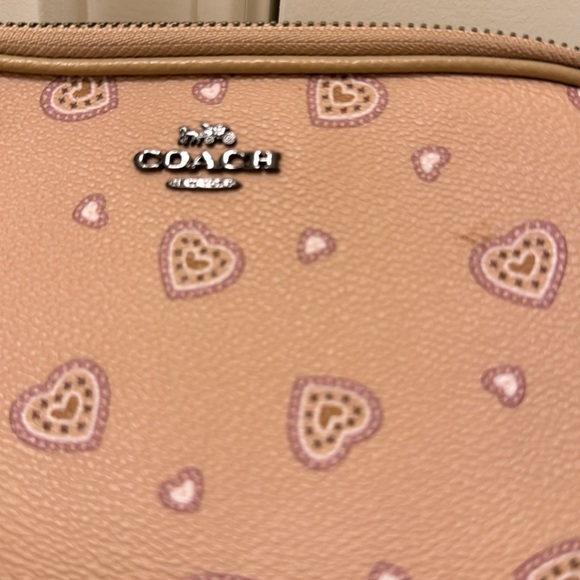 Coach Women Hearts print  Crossbody Bag - Picture 2 of 7